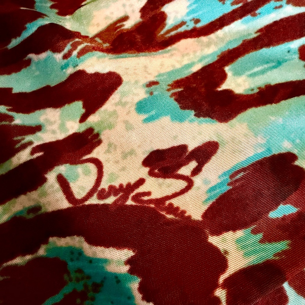 Victorias Secret Very Sexy Cheetah Camisole with Built in Bra 34/C Teal/Brown💙🤎 - Picture 9 of 13